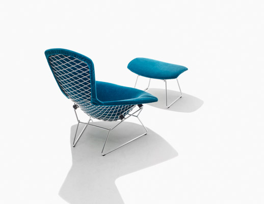 bertoia bird chair ottoman
