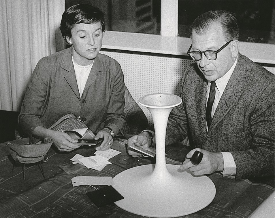 Florence Knoll and Eero Saarinen