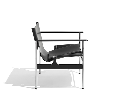 Knoll Leather Pollock Sling Chair 