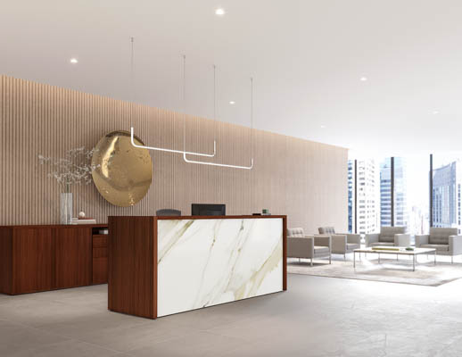Reff Profiles Administration Station florence knoll collection reception station